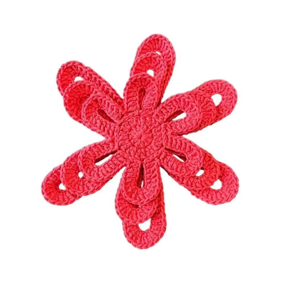 Handmade crochet dish separators - farmhouse cottage core
